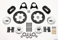 Thumbnail for Wilwood Forged Dynalite Front Drag Kit Drilled Rotor 87-93 Mustang 84-86 SVO 5 Lug