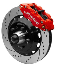 Thumbnail for Wilwood Forged Narrow Superlite 6R Front Big Brake Kit 14in Rotors 63-87 C10 - Red