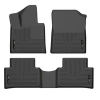 Thumbnail for Husky Liners 21-22 Kia Sorento WeatherBeater Front & 2nd Seat Floor Liners - Black