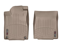 Thumbnail for WeatherTech 2012+ Honda CR-V (Fits EX-L/SE/Touring Models Only) Front FloorLiner - Tan