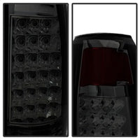 Thumbnail for Xtune Yukon Denali 99-00 LED Tail Lights w/ 3rd LED Brake Light Smoked ALT-JH-CCK88-LED-SET-SM