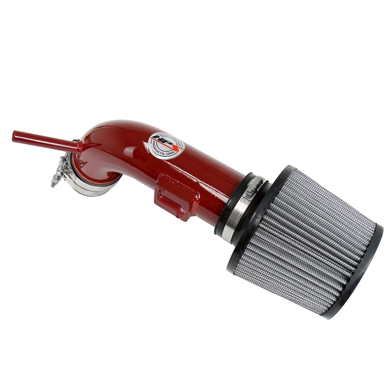 HPS Shortram Air Intake Kit 13-18 Nissan Altima Sedan 2.5L, Red