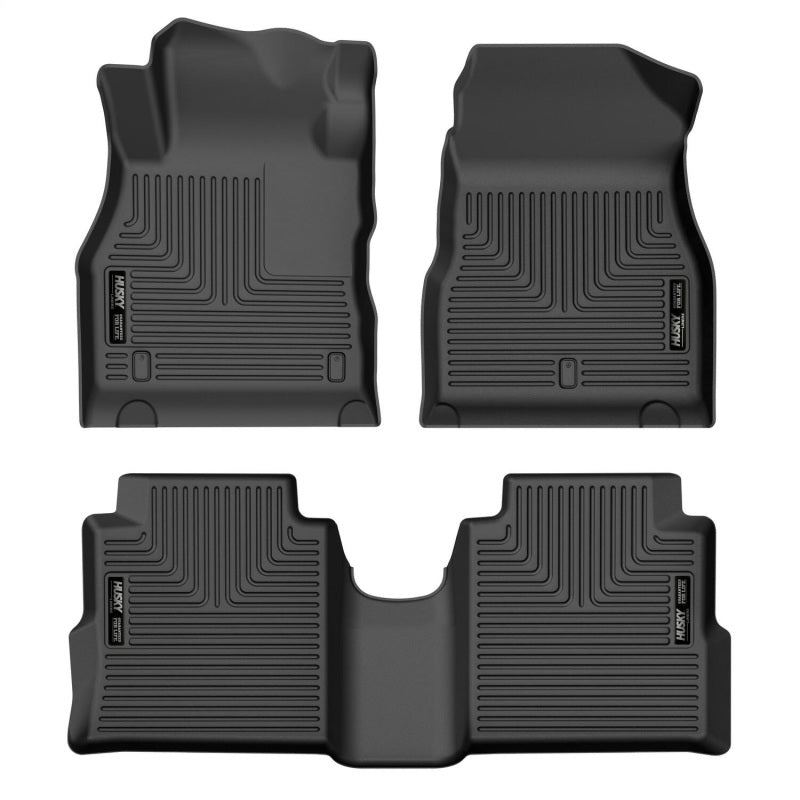 Husky Liners 18-22 Nissan Kicks Weatherbeater Black Front & 2nd Seat Floor Liners