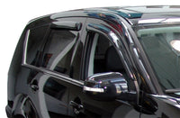 Thumbnail for AVS 11-18 Mitsubishi Outlander (Excl. Sport) Ventvisor Outside Mount Window Deflectors 4pc - Smoke