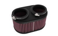 Thumbnail for K&N 2-1/8in DUAL FLG 6-1/4 X 4inOD 3inH Universal Clamp-On Air Filter