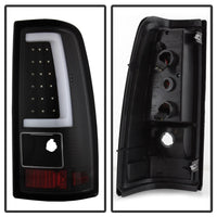 Thumbnail for xTune Chevy Silverado 1500/2500/3500 99-02 / Version 3 Tail Lights Black ALT-ON-CS99V3-LBLED-BK