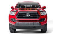 Thumbnail for AVS 2016-2019 Toyota Tacoma Aeroskin Low Profile Hood Shield w/ Lights - Black