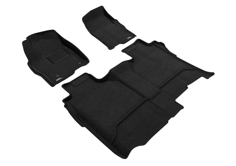 3D MAXpider 2019-2022 Chevrolet/GMC Silverado/Sierra Elegant Floor Mat Set - Black