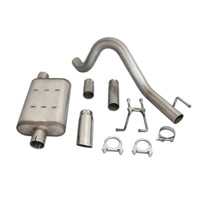 Thumbnail for JBA 87-96 Jeep Wrangler YJ 2.5L/4.0L/4.2L 304SS Single Rear Exit Cat-Back Exhaust