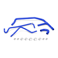 Thumbnail for Mishimoto 15+ Ford Mustang EcoBoost Blue Silicone Ancillary Hose Kit