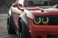 Thumbnail for AVS 2008+ Dodge Challenger Smooth Front and Rear Fender Flares - Black (4 Pc)