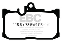 Thumbnail for EBC 13+ Lexus GS350 3.5 F-Sport RWD Greenstuff Front Brake Pads