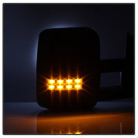 Thumbnail for xTune Chevy Silverado 03-06 G2 Heated Smoke LED Signal Telescoping Mirrors MIR-CS03S-G2-PWH-SM-SET