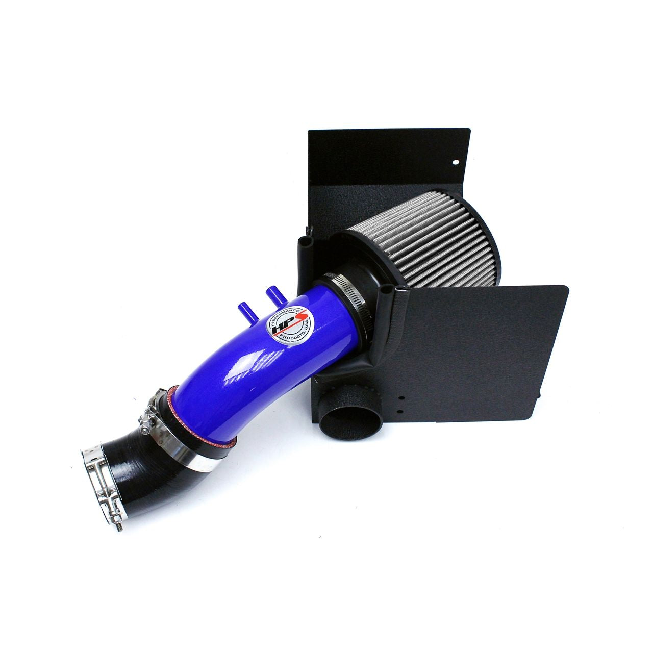 HPS Shortram Air Intake 2010-2013 Kia Forte 2.0L, Includes Heat Shield, Blue