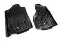 Thumbnail for Rugged Ridge Floor Liner Front Black 2012-2016 Ford F-250 / F-350 Regular / Extended