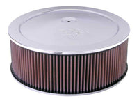 Thumbnail for K&N 14in Red Custom Air Cleaner Assembly - 5.125in ID x 14in OD x 6.625in H