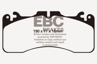 Thumbnail for EBC 09+ Lexus LS460 4.6 Sport Greenstuff Front Brake Pads