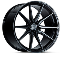 Thumbnail for Vossen HF-3 19x9.5 / 5x112 / ET25 / Deep Face / 66.5 - Double Tinted - Gloss Black Wheel