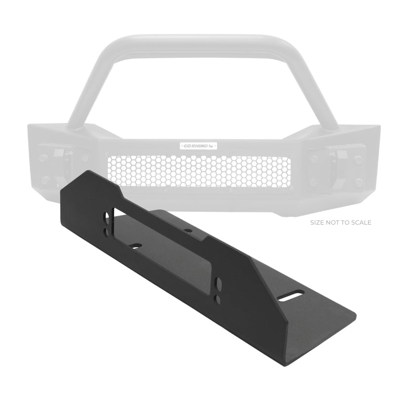 Go Rhino 07-20 Jeep Wrangler JL/JLU/JK/JKU/Gladiator JT Trailline Bumper Fairlead Mount Plate