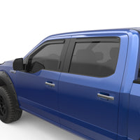 Thumbnail for EGR 15+ Ford F150 Super Cab In-Channel Window Visors - Set of 4 - Matte (573475)