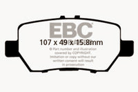 Thumbnail for EBC 05-08 Acura RL 3.5 Greenstuff Rear Brake Pads