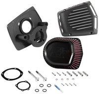 Thumbnail for K&N Street Metal Intake System for 01-16 Harley Davidson Softail/Dyna - Shaker Black