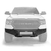 Thumbnail for Go Rhino 19-24 Ram 1500 (Excl. Rebel/Warlock/TRX) Element FR Bumper w/Fixed Lgt Bar Mount - Tex. Blk