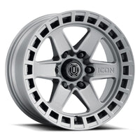 Thumbnail for ICON Raider 17x8.5 6x120 0mm Offset 4.75in BS Titanium Wheel