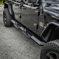 Thumbnail for Westin 2020 Jeep Gladiator HDX Xtreme Nerf Step Bars - Textured Black