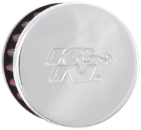 Thumbnail for K&N Clamp On Rubber Base Crankcase Vent Filter 0.5in Flange ID 2in OD 1.5in Height