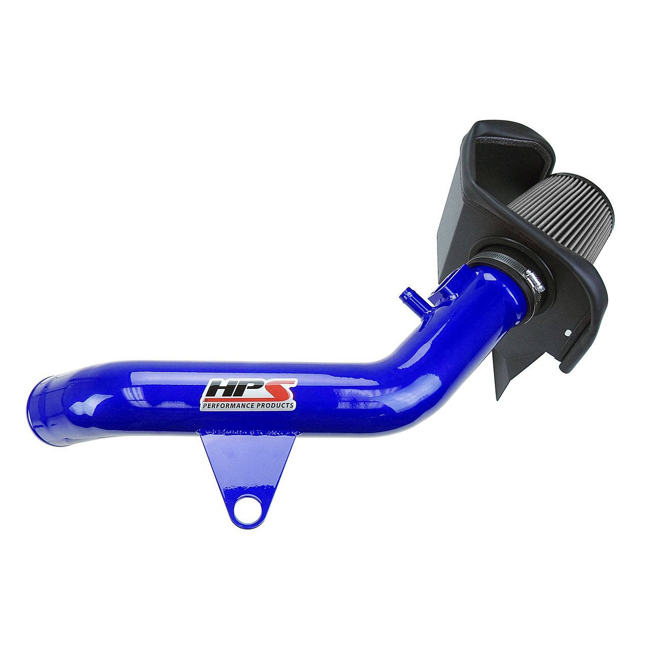 HPS Shortram Air Intake 2012-2015 BMW 335ix F30 3.0L Turbo N55, Includes Heat Shield, Blue