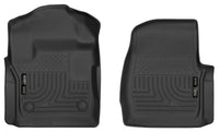 Thumbnail for Husky Liners 2017 Ford F250/F350 Series Standard Cab X-Act Contour Black Floor Liners