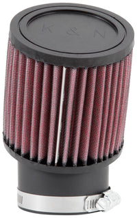 Thumbnail for K&N Filter Universal Rubber Round Straight Filter 20 Deg Angled 2-7/16in Flange 3-3/4in OD 4in H