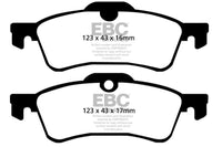 Thumbnail for EBC 02-03 Mini Hardtop 1.6 Greenstuff Rear Brake Pads