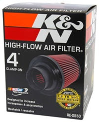 Thumbnail for K&N Universal Air Filter (4in. Flange / 6in. Base OD / 4-5/8in. Top OD / 6in. Height)