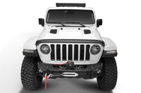 Thumbnail for AVS 2018+ Jeep Wrangler (JL) 2dr/4dr Aeroskin II Textured Low Profile Hood Shield - Black