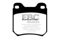 Thumbnail for EBC 97-01 Cadillac Catera 3.0 Greenstuff Rear Brake Pads