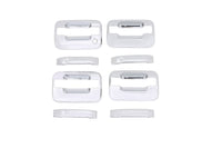 Thumbnail for AVS 04-14 Ford F-150 (No Keypad/Passenger Keyhole) Door Handle Covers (4 Door) 8pc Set - Chrome