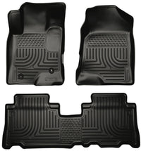 Thumbnail for Husky Liners 12-13 Chevrolet Captiva Sport Weatherbeater Series Black Front & 2nd Seat Floor Liners