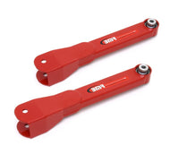 Thumbnail for BMR 10-15 5th Gen Camaro Rear Non-Adj. Trailing Arms w/ Spherical Bearings - Red