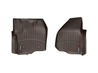 Thumbnail for WeatherTech 2012-2016 Ford F-250/F-350/F-450/F-550 Front FloorLiner - Cocoa