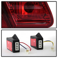 Thumbnail for Xtune Mercedes Benz W210 E-Class 96-02 LED Tail Lights Red Smoke ALT-CL-MBW210-LED-RSM