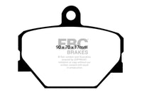 Thumbnail for EBC 08+ Smart Fortwo 1.0 Greenstuff Front Brake Pads