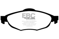 Thumbnail for EBC 01-06 Chrysler Sebring Sedan 2.4 Greenstuff Front Brake Pads