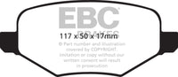 Thumbnail for EBC 11-14 Ford Edge 2.0 Turbo Greenstuff Rear Brake Pads