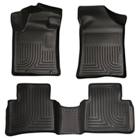 Thumbnail for Husky Liners 13 Nissan Altima Weatherbeater Black Front & 2nd Seat Floor Liners