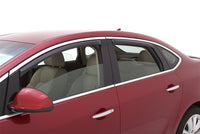 Thumbnail for AVS 12-17 Buick Verano Ventvisor In-Channel Front & Rear Window Deflectors 4pc - Smoke