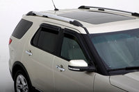 Thumbnail for AVS 11-18 Ford Explorer Ventvisor Outside Mount Window Deflectors 4pc - Smoke