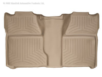 Thumbnail for WeatherTech 07-13 Chevrolet Silverado Crew Cab Rear FloorLiner - Tan