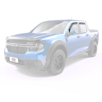 Thumbnail for EGR 22-23 Ford Maverick Lariat XL XLT Front/Rear Window Visors - Dark Smoke Finish